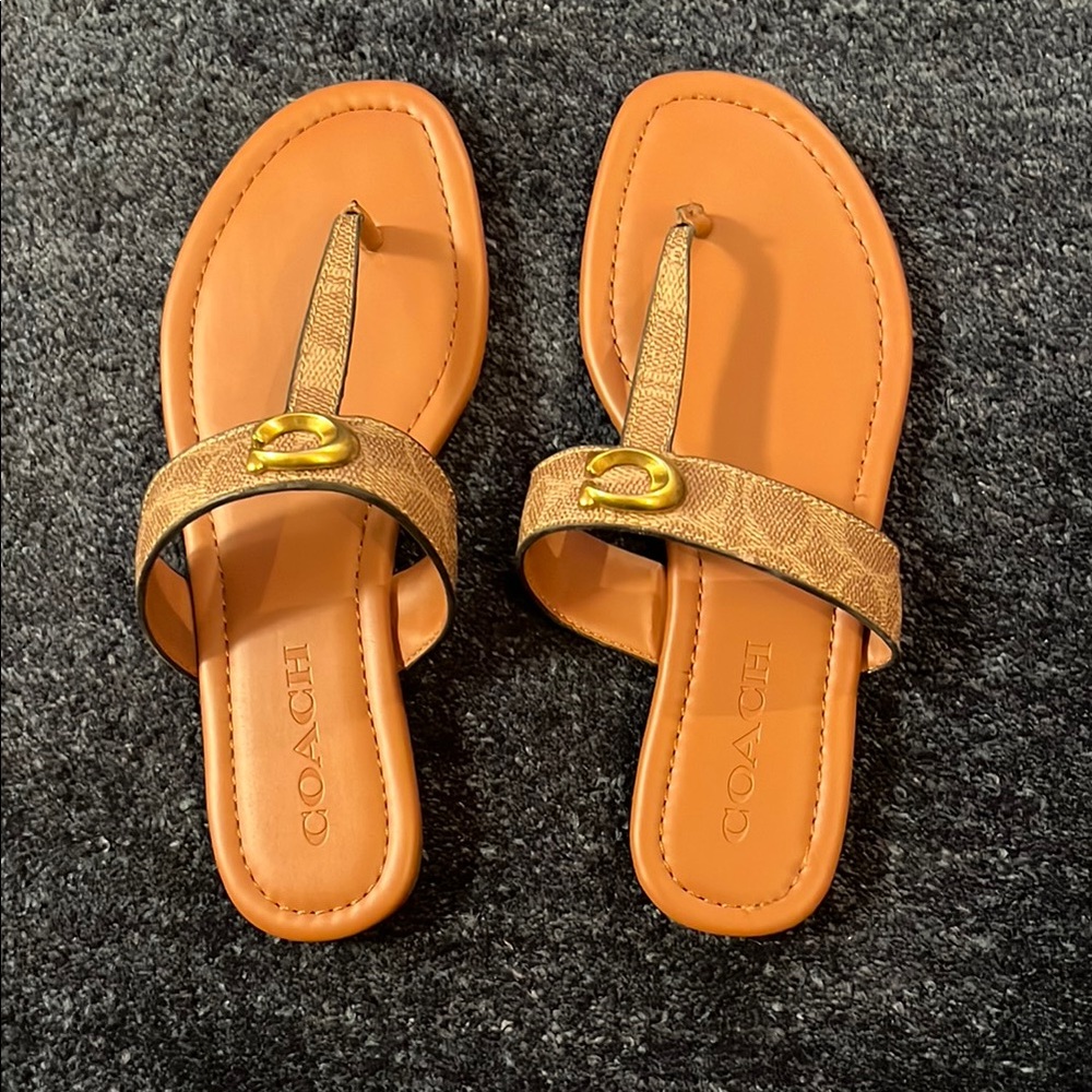 Coach Jessie Tan Sandals